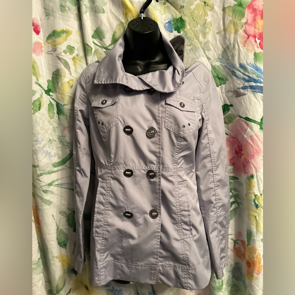 Hurley jacket lavender size XS water resistant, pea coat style
